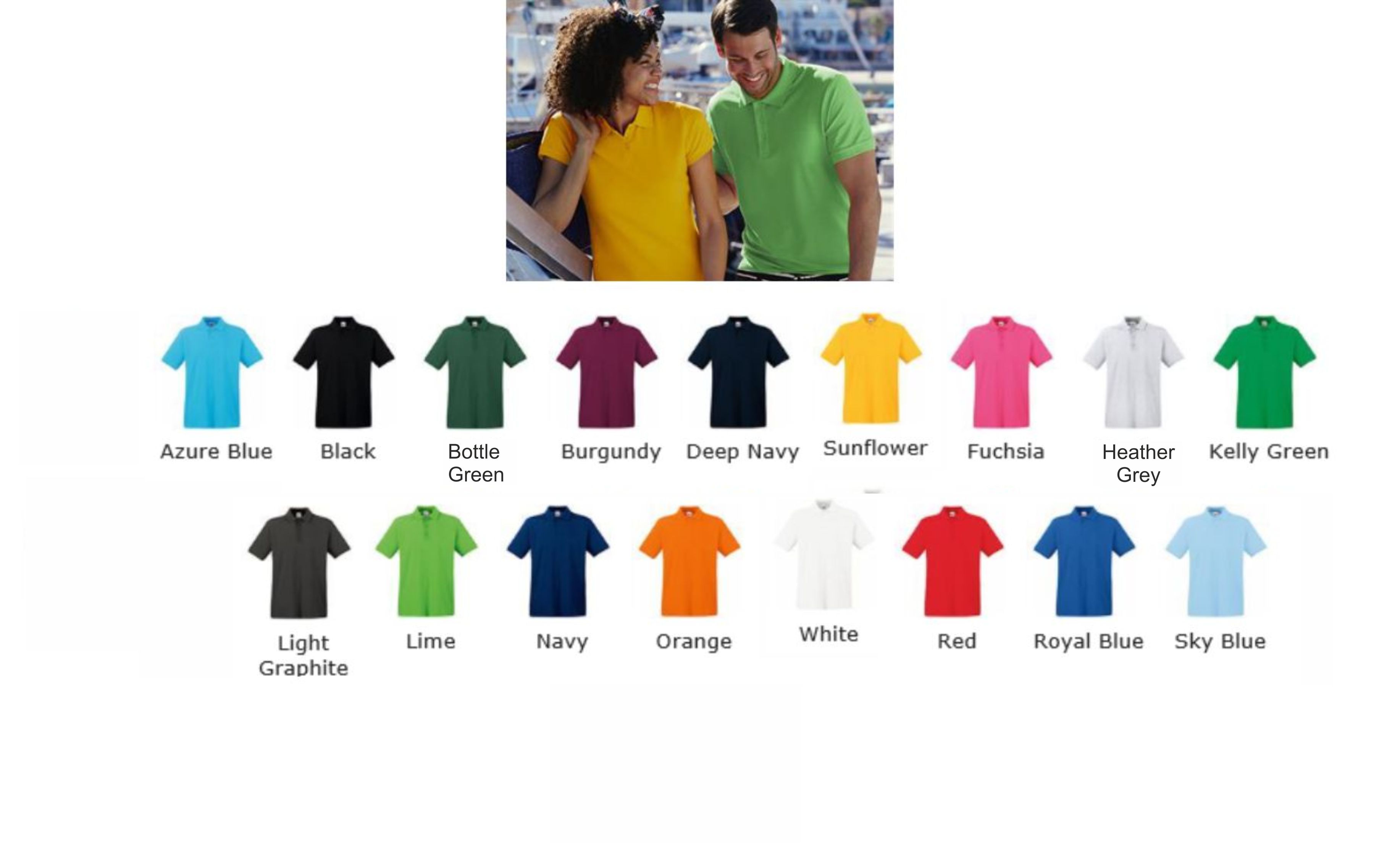 Fruit of the Loom SS35 Premium cotton polo
